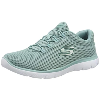 Image de Skechers SUMMITS Femme Sneaker, Sage Mesh White Trim, 39.5 EU