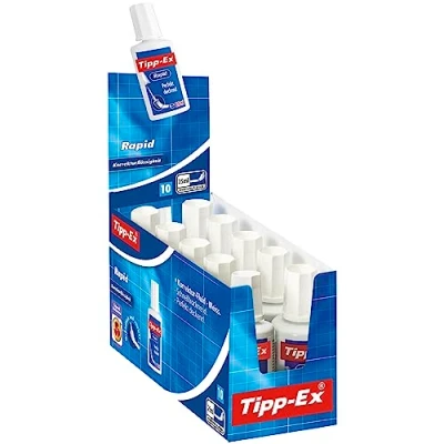 Afbeelding van Tipp Ex Rapid vloeibare correctie, 20 ml, 10 stuks
