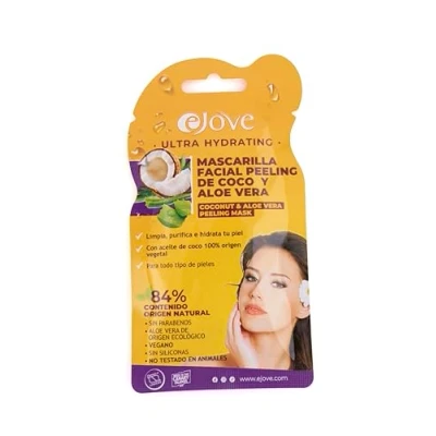Afbeelding van Ejove Kokos Aloe Vera Peelende Ansigtsmaske 20 ml