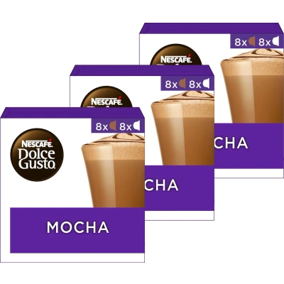 Afbeelding van Nescafé Dolce Gusto capsules Mocha 48 koffiecups geschikt voor 24 koppen koffie