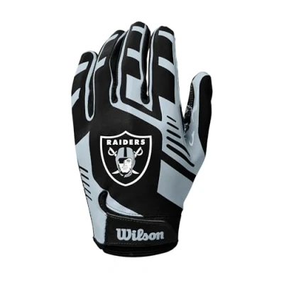Afbeelding van Wilson Adult NFL Stretch Fit Gloves Team Las Vegas Raiders