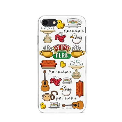 Afbeelding van ERT GROUP voor iPhone 7/8/SE 2/SE 3 origineel en officieel gelicentieerd Friends patroon 014 mobiele telefoonhoes geschikt telefoon vorm tpu hoes