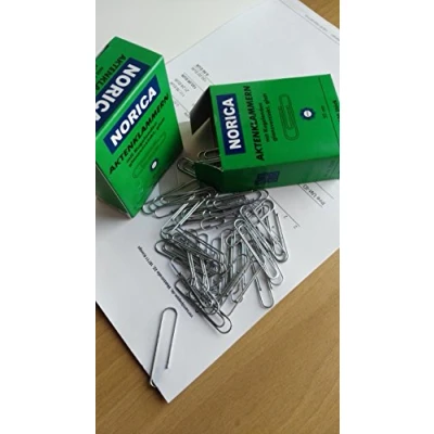 Afbeelding van Alco Paperclips Norica 50mm ver zinkt met kogeleind doos a 100