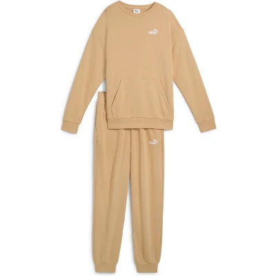 Afbeelding van PUMA Relaxed Sweat Suit TR cl Dames trainingspak Warm Beige