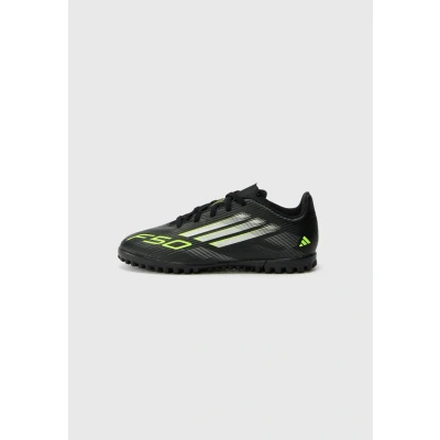 Afbeelding van adidas Performance F50 CLUB Unisex Voetbalschoenen voor kunstgras core black/ironcoloured/lucid lemon kinderen, Maat: 33.5 Kunststof
