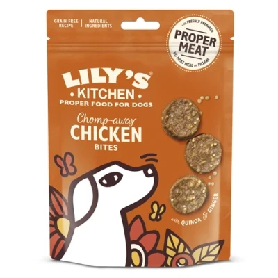 Afbeelding van Lily&#039;s Kitchen Dog Chomp Away Chicken Bites 70 GR