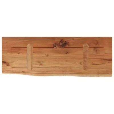 Afbeelding van Wandschap rechthoekig natuurlijke rand 70x30x3,8 cm acaciahout
