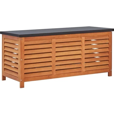 Afbeelding van vidaXL Tuinbox 117x50x55 cm massief eucalyptushout