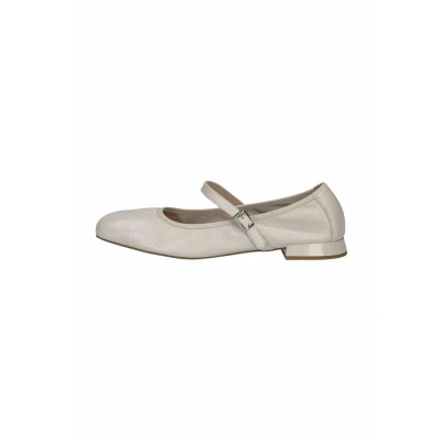 Afbeelding van Caprice Ballerina&#039;s met enkelbandjes, Dames, Maat: 38, Pearl per.deer Leer