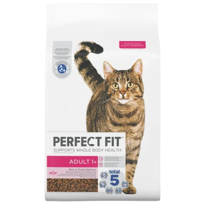 Afbeelding van 2x 7kg Perfect Fit Adult 1+ Rijk aan Zalm Droog Kattenvoer