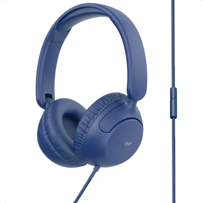 Afbeelding van imoshion Kinderkoptelefoon met AUX kabel Decibelbegrenzer Denim Blue