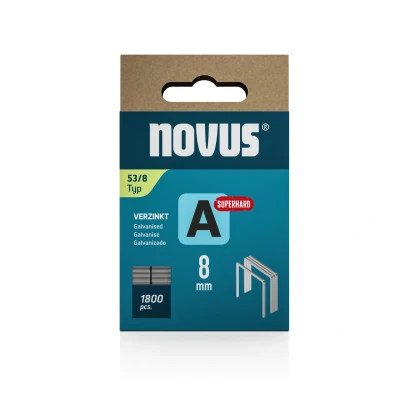 Afbeelding van Novus Niet met fijne draad A 53/8mm Superhard (1.800 stuks)