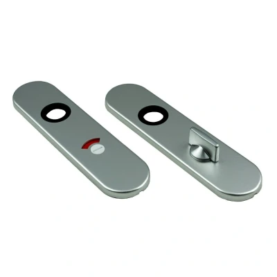 Afbeelding van Ami Kortschild ovaal 177x44x6,5mm WC 63/8 aluminium F 1