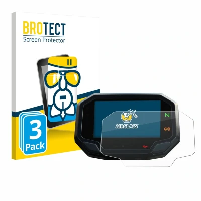 Afbeelding van BROTECT Screenprotector voor Kawasaki Versys 650 2022+ Folie Beschermfolie Beschermglas transparant (3 Stuks)