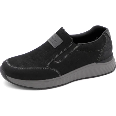 Afbeelding van Rieker Instappers zwart Suede Maat 41