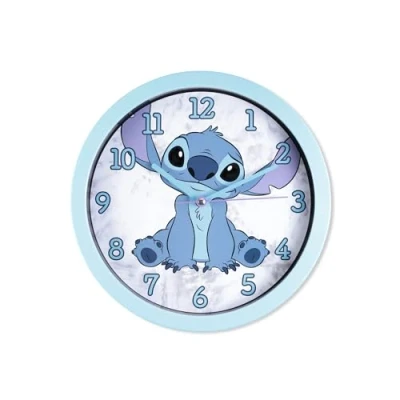 Afbeelding van Accutime Watch Corp. Disney LAS3015 Lilo &amp; Stitch wandklok, blauw