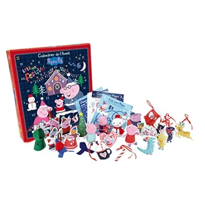 Image de Peluche Jemini Peppa Pig Calendrier de l&#039;avent Modèle aléatoire