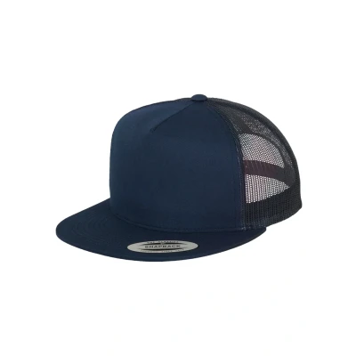 Afbeelding van Flexfit Unisex Baseball Cap Classic Trucker Vrouwen/Mannen Cap, Donkerblauw, One Size