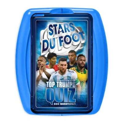 Afbeelding van WINNING MOVES QUIZ STAR DU FOOT 500 vragen Reisformaat Bordspel Kaartspellen Franse versie