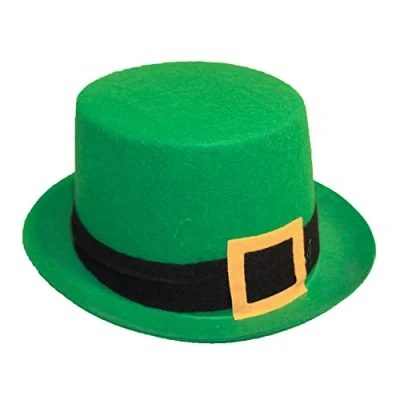 Afbeelding van Groene hoge hoed St. Patricksday voor volwassenen