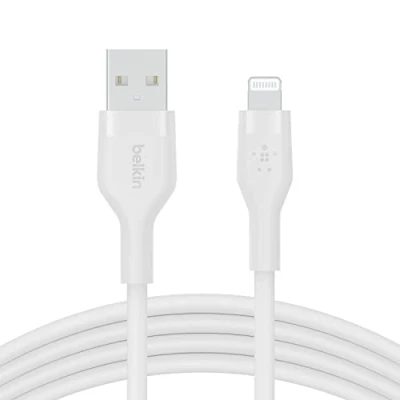 Image de Câble Belkin USB A vers Lightning Boost Charge 1 m Blanc