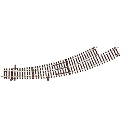 Afbeelding van H0 Roco RocoLine (zonder ballastbed) 42472 Gebogen wissel, Links 1 stuk(s)