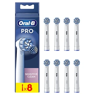 Afbeelding van Oral b PRO Sensitive Clean Opzetborstels 8 Stuks voor Elektrische Tandenborstel