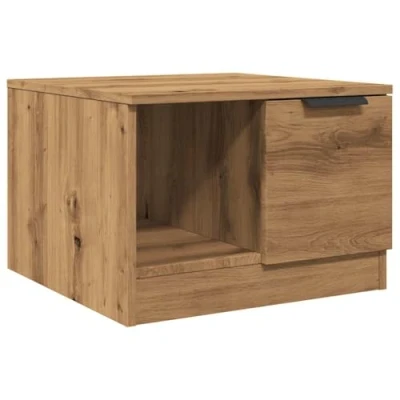 Image de vidaXL Table basse chêne artisanal 50x50x36 cm bois d&#039;ingénierie856849