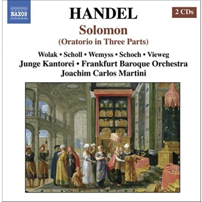 Afbeelding van Junge Kantorei, Frankfurt Baroque Orchestra, Joachim Carlos Martini Händel: Solomon (2 CD)