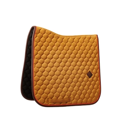 Image de Kentucky Onion Quilt Neon Leather Dressage Saddle Pad