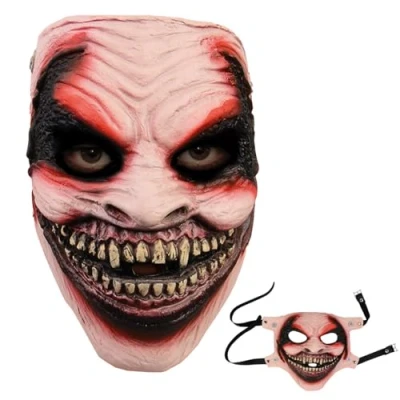 Afbeelding van Latex Mask® Scary Face Mask Halloween Disguise for Adult Duurzaam en Comfortabel 100% Horror &amp; Halloween, Carnival, Cosplay OriginalCorner®