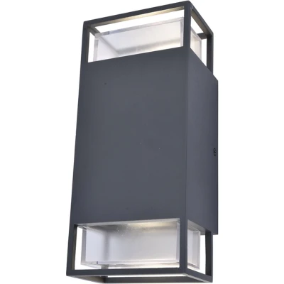 Afbeelding van Lutec RIDGE 5107101118 Buitenlamp (wand) GU10 Antraciet