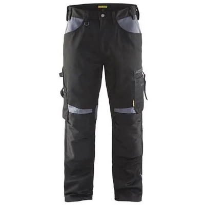 Image de Pantalon artisan sans poche flottante noir/gris
