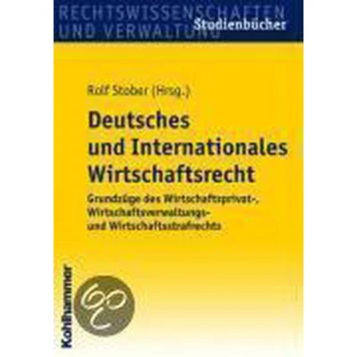 Afbeelding van Deutsches Und Internationales Wirtschaftsrecht
