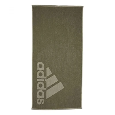 Afbeelding van adidas Uniseks merk doek, olijf strata/zilver pebble, één maat