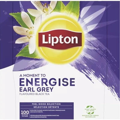 Afbeelding van Thee Lipton Energise earl grey 100x1.5gr