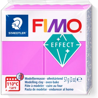 Afbeelding van Violet neon boetseerklei Fimo effect 57g