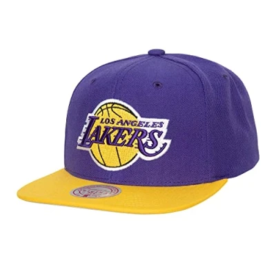 Afbeelding van Mitchell &amp; Ness Uniseks NBA Team Cap, paars/geel