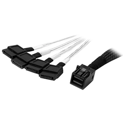 Image de StarTech.com 1m Internal Mini SAS to SATA Cable SFF 8643 4x câble / 1 m