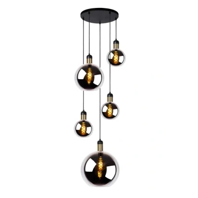 Afbeelding van Lucide JULIUS Hanglamp 5xE27 Fumé