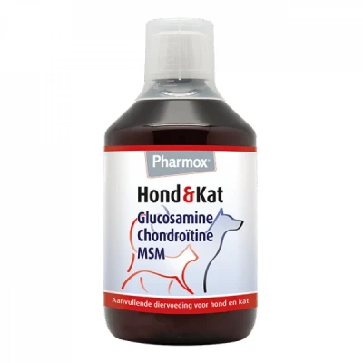 Afbeelding van Pharmox Hond &amp; Kat Glucosamine Chondroitine / MSM 500 ml