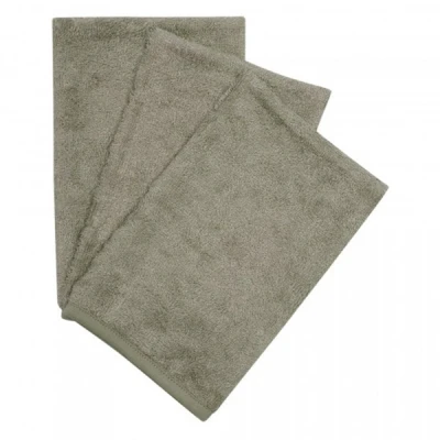 Afbeelding van Washandjes Whisper Green set van 3 Timboo