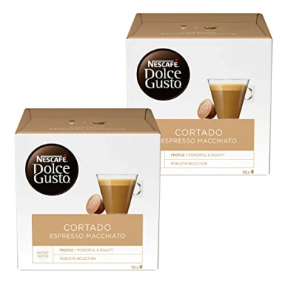 Afbeelding van Nescafé Dolce Gusto Cortado Espresso Macchiato, 2 stuks, x 16 capsules