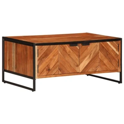 Afbeelding van vidaXL Salontafel 90x55x40 cm massief acaciahout