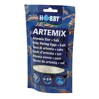 Afbeelding van Hobby Artemix gebruiksklare mix van Artemia eieren en zout 195g