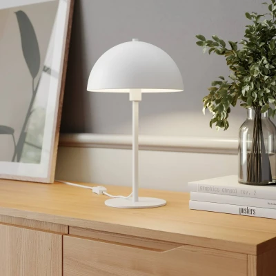 Afbeelding van Dyberg Larsen Stockholm tafellamp E14, 43 cm wit