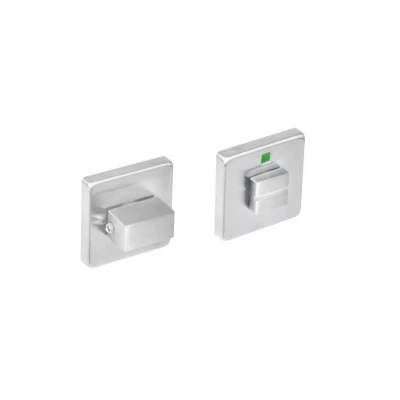 Afbeelding van Intersteel Toiletgarnituur RVS 8 mm staal verdekt met nokken vierkant 53x53x8