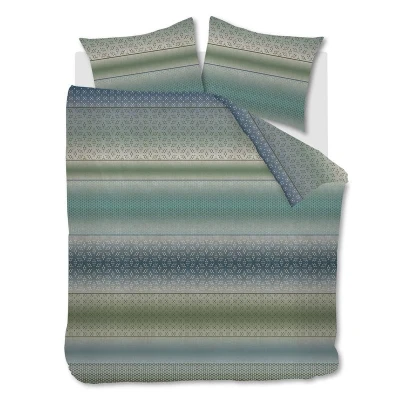 Afbeelding van Snoozing Milly Dekbedovertrek Tweepersoons 200x200/220 cm Blue Green