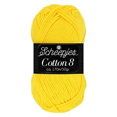 Afbeelding van Scheepjes Cotton 8 50g 551 Geel