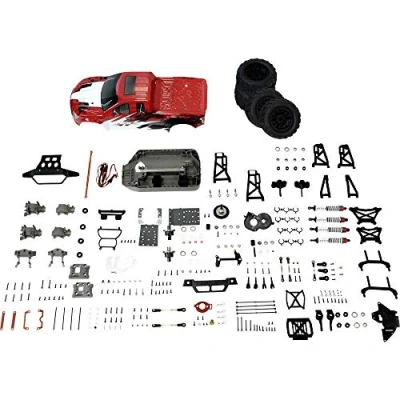Afbeelding van Reely New1 1:10 RC auto Elektro Monstertruck 4WD Bouwpakket